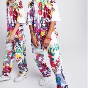 Spray paint lounge pants